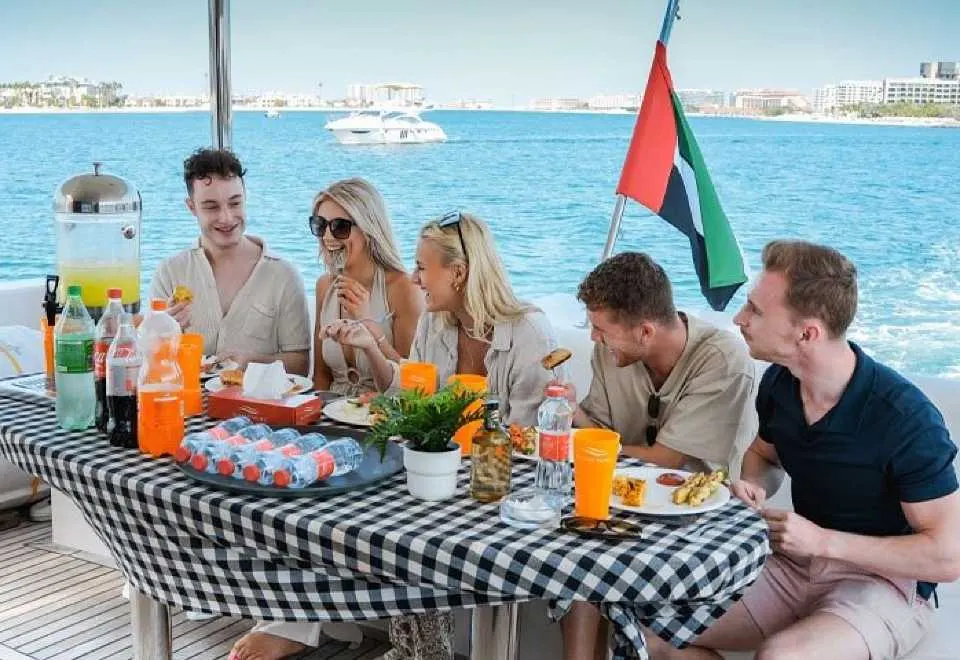 Dubai Harbour Shared Yacht Tour (BBQ)